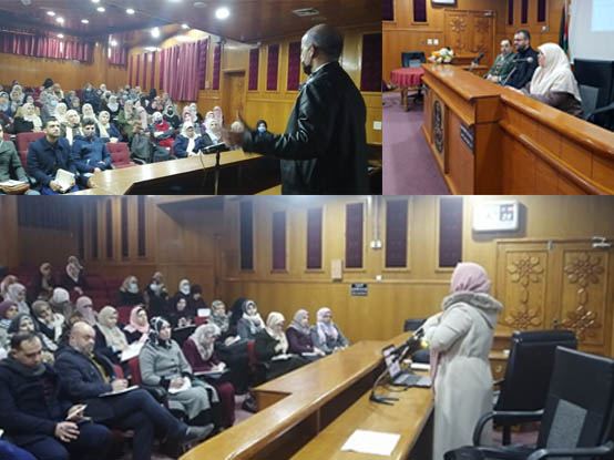اتحاد الموظفين العرب بوكالة بالشراكة مع قسم اصول التربية في الجامعة الإسلامية يفتتح ورشة عمل